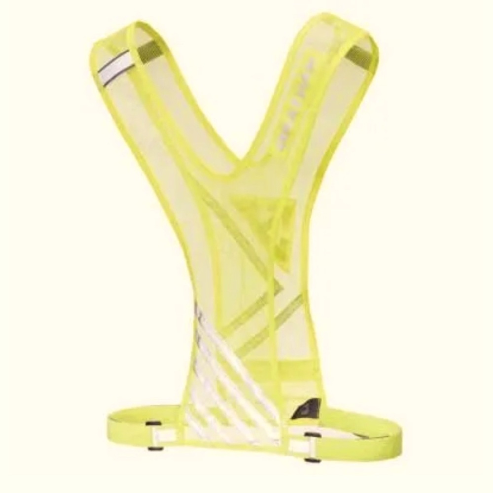 NWOT Reflective run/ sport safety vest, US S/M. Nathan.